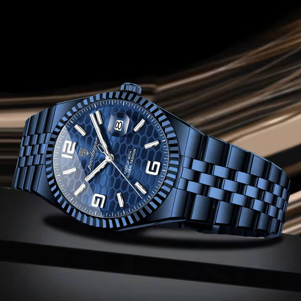 Reloj Poedagar POE-50 Hombre Acero Azul