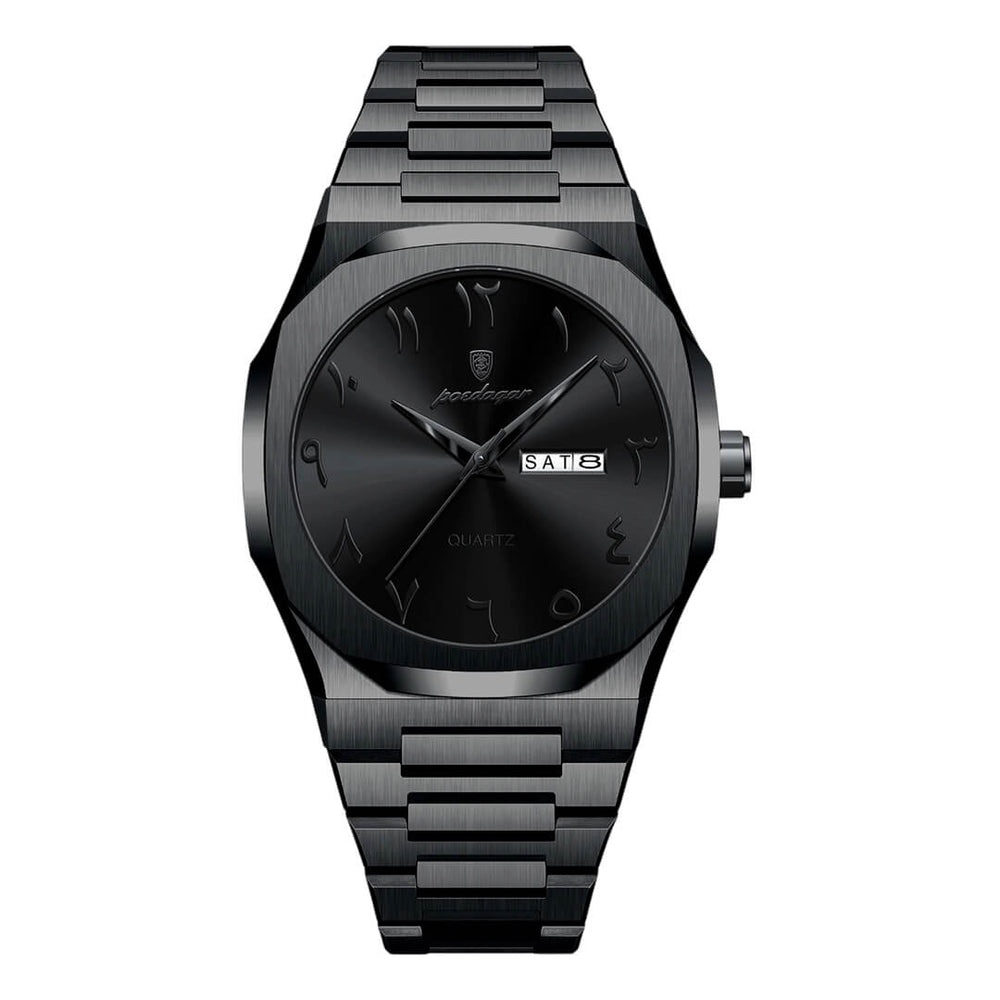 Reloj Poedagar POE-53 Hombre Acero Negro