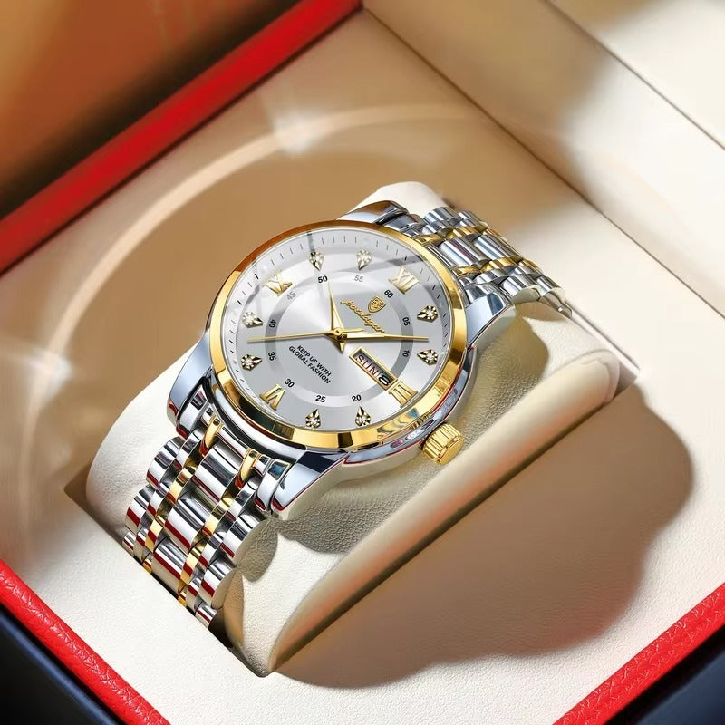 Reloj Poedagar POE-5 Hombre Acero Gris