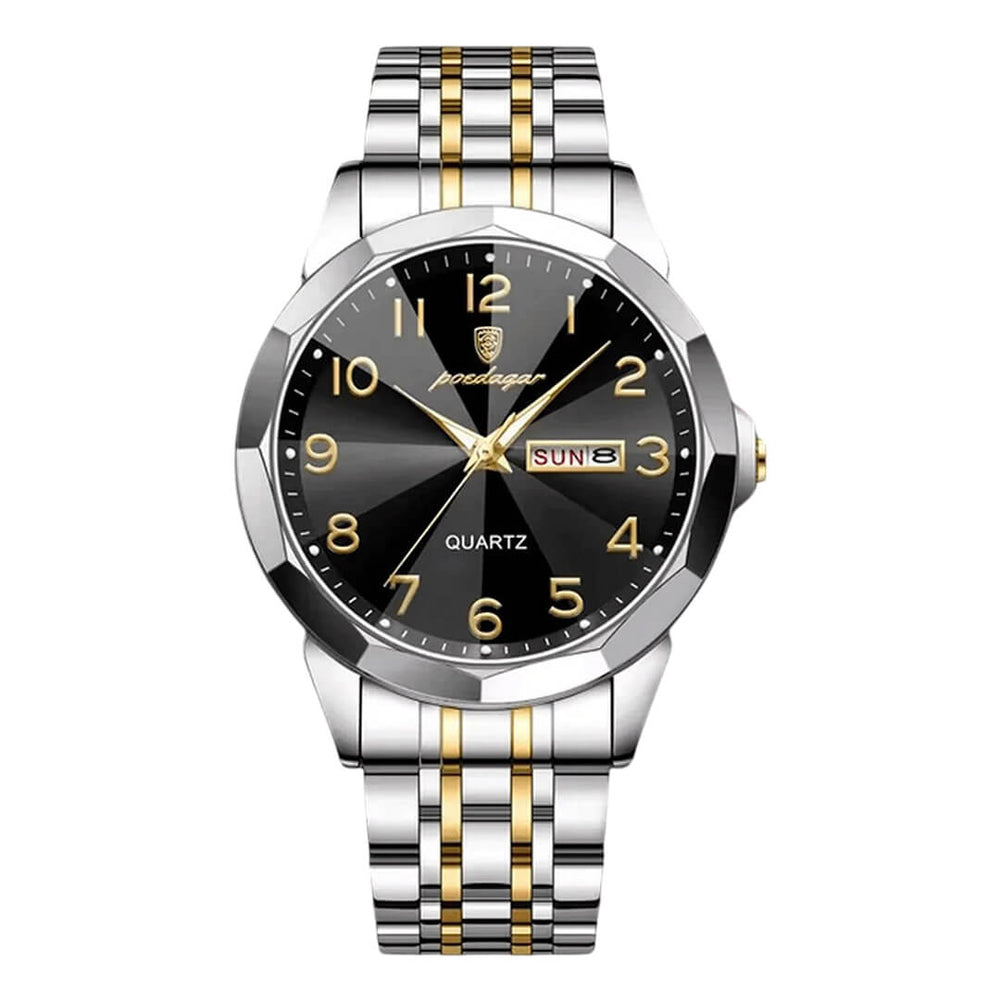Reloj Poedagar POE-1 Hombre Acero Plateado