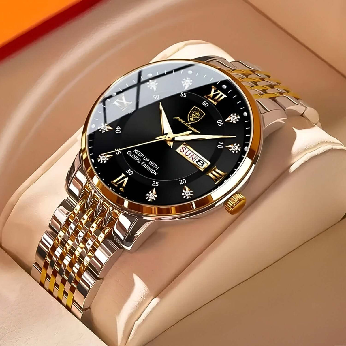 Reloj Poedagar Hombre Acero Plateado | POE-4