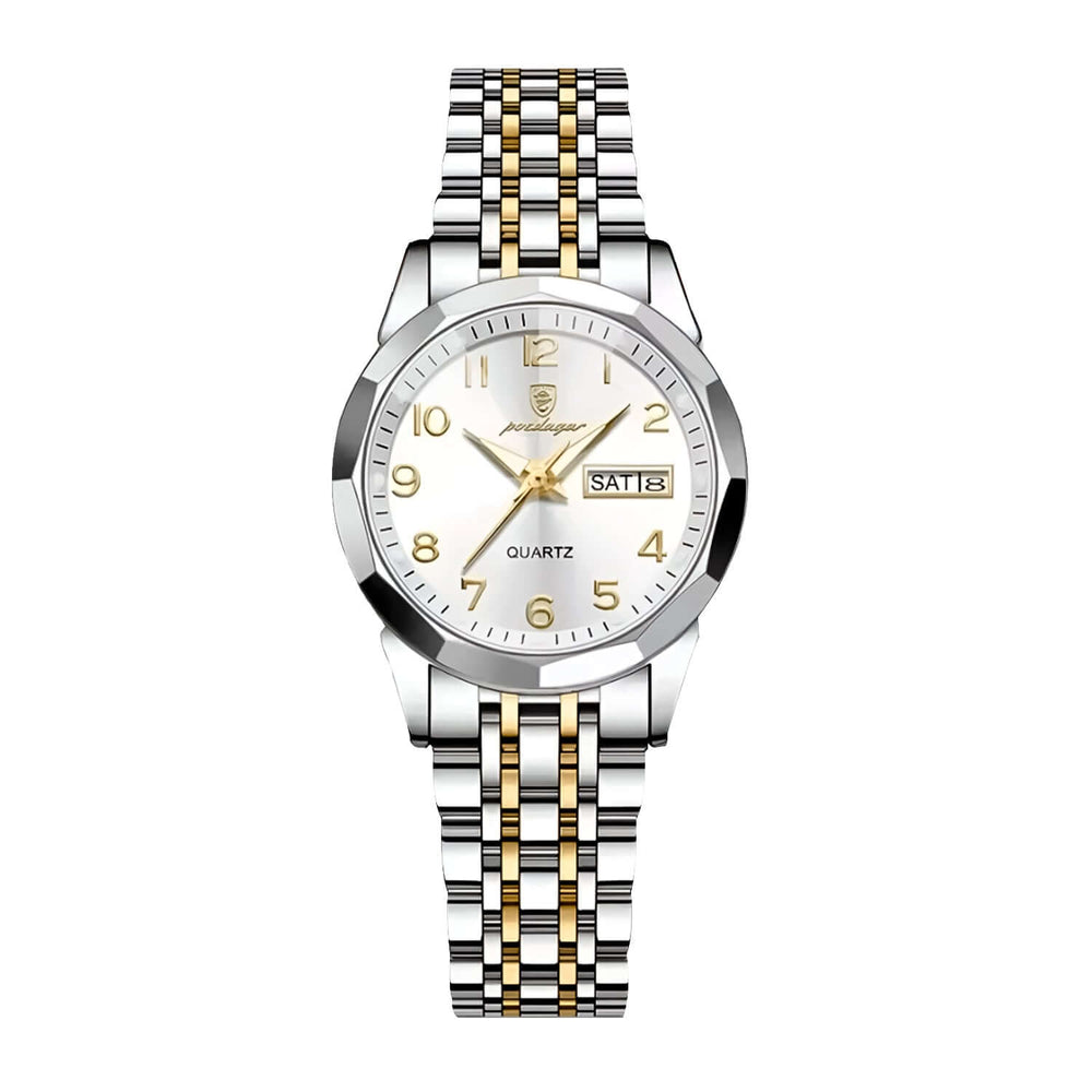 Reloj Poedagar POE-M-3 Mujer Acero Plateado