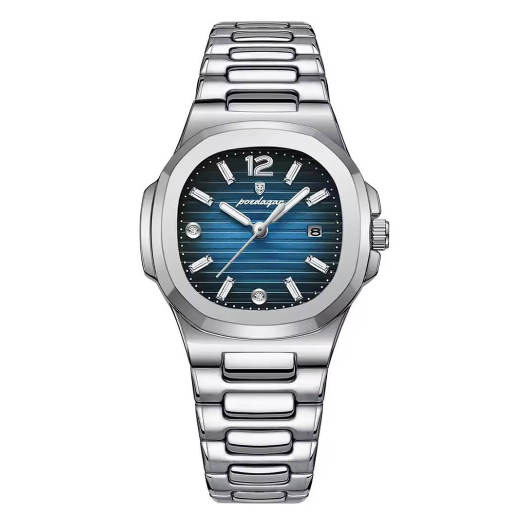 Reloj Poedagar POE-M-8 Mujer Acero Plateado