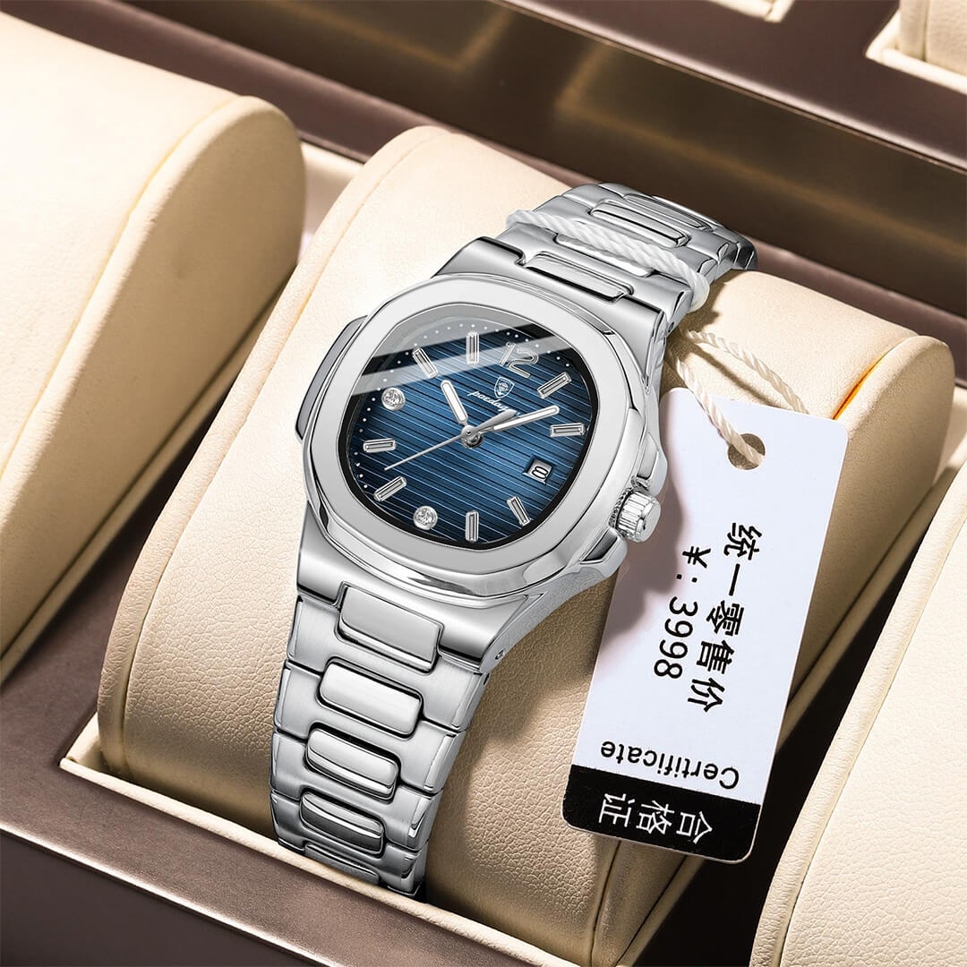 Reloj Poedagar Mujer Acero Plateado | POE-M-8