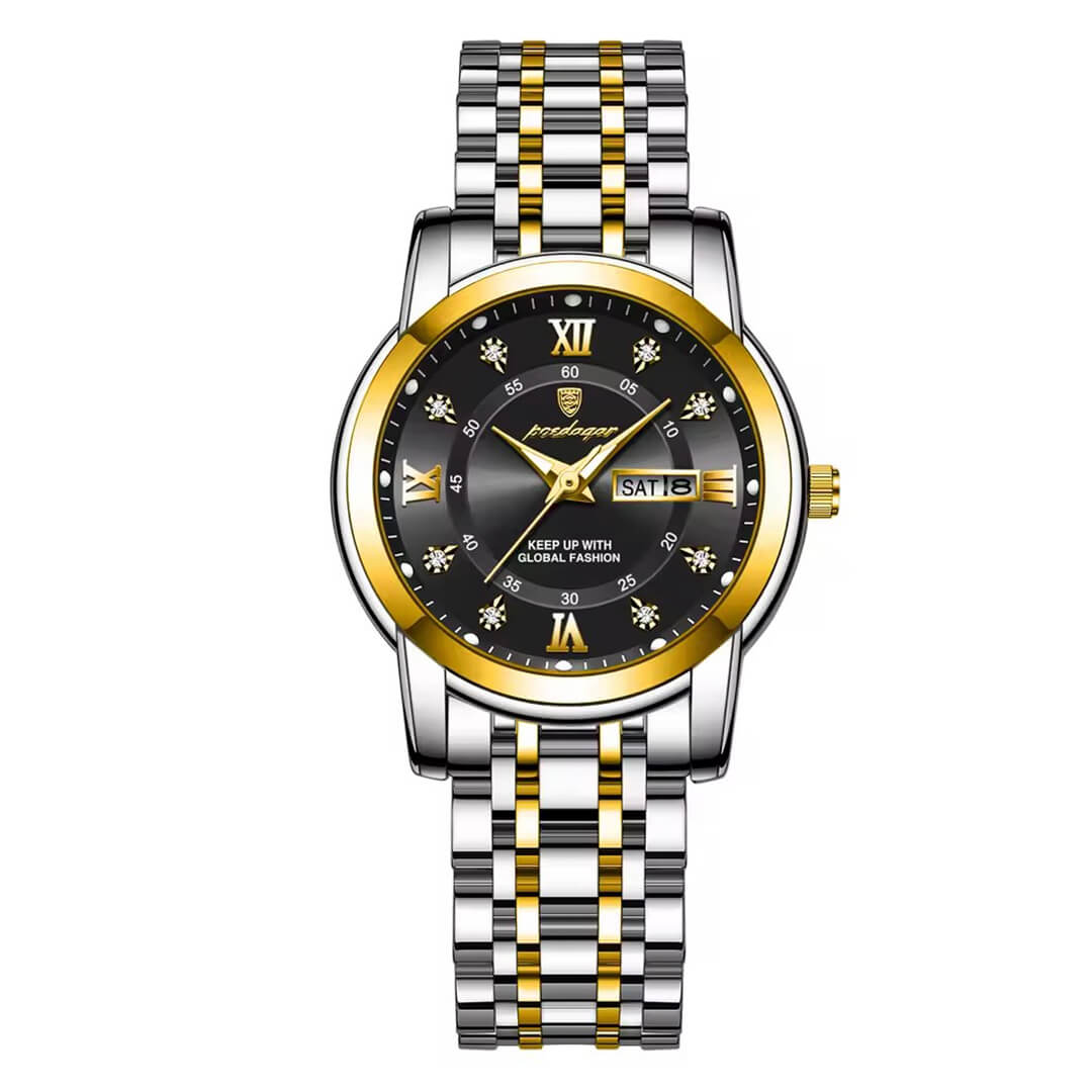 Reloj Poedagar POE-M-4 Mujer Acero Plateado