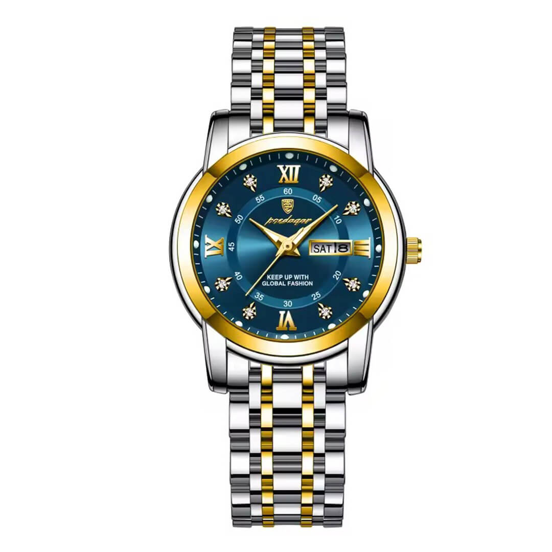 Reloj Poedagar POE-M-6 Mujer Acero Plateado