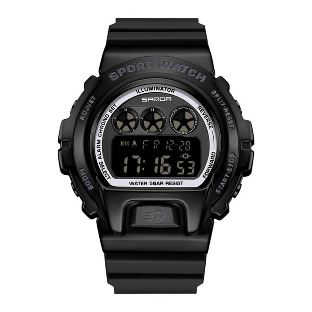 RELOJ SANDA DEPORTIVO NEGRO SAN-11