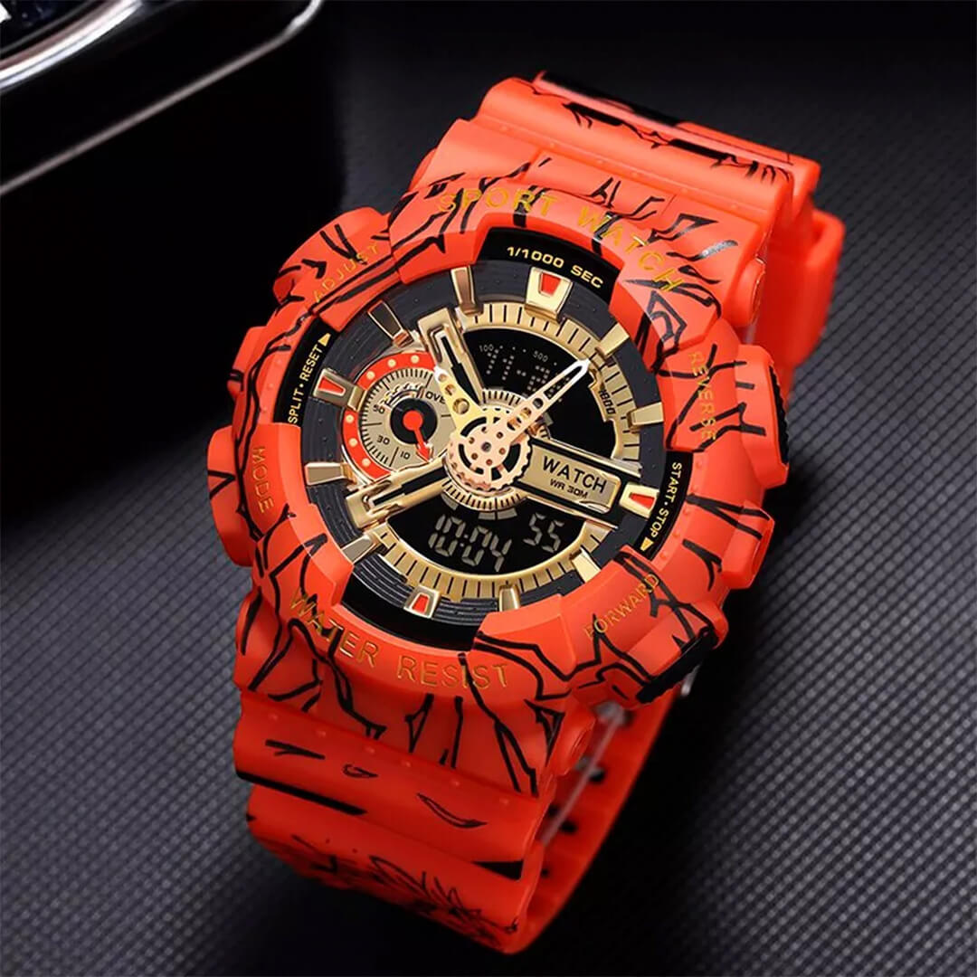 RELOJ SANDA DRAGON BALL NARANJA SAN-12