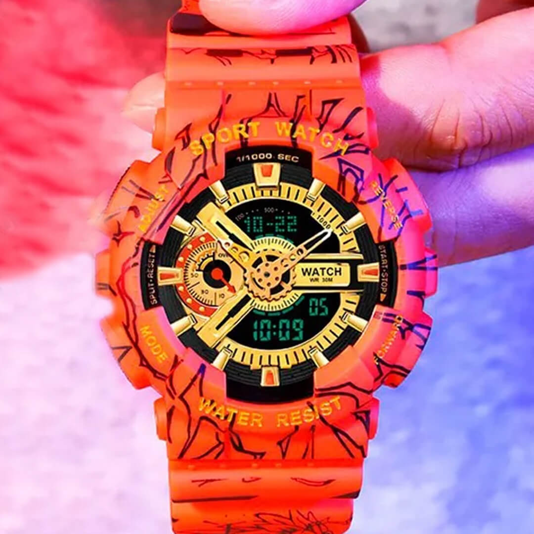 RELOJ SANDA DRAGON BALL NARANJA SAN-12