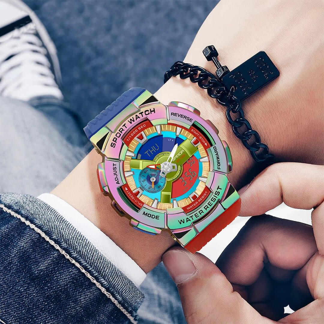 Reloj Sanda Hombre Deportivo Multicolor | SAN-19