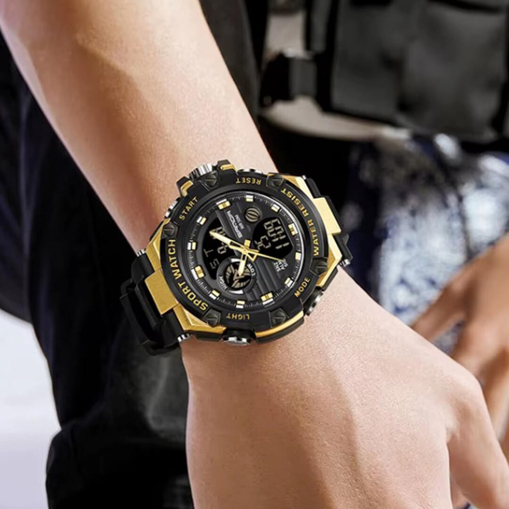 Reloj Sanda SAN-23 Hombre Deportivo Dorado