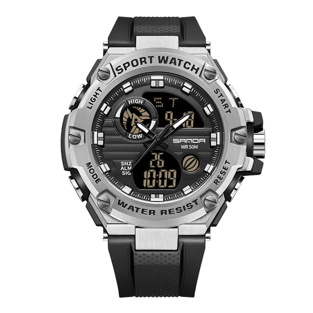 Reloj Sanda SAN-24 Hombre Deportivo Negro