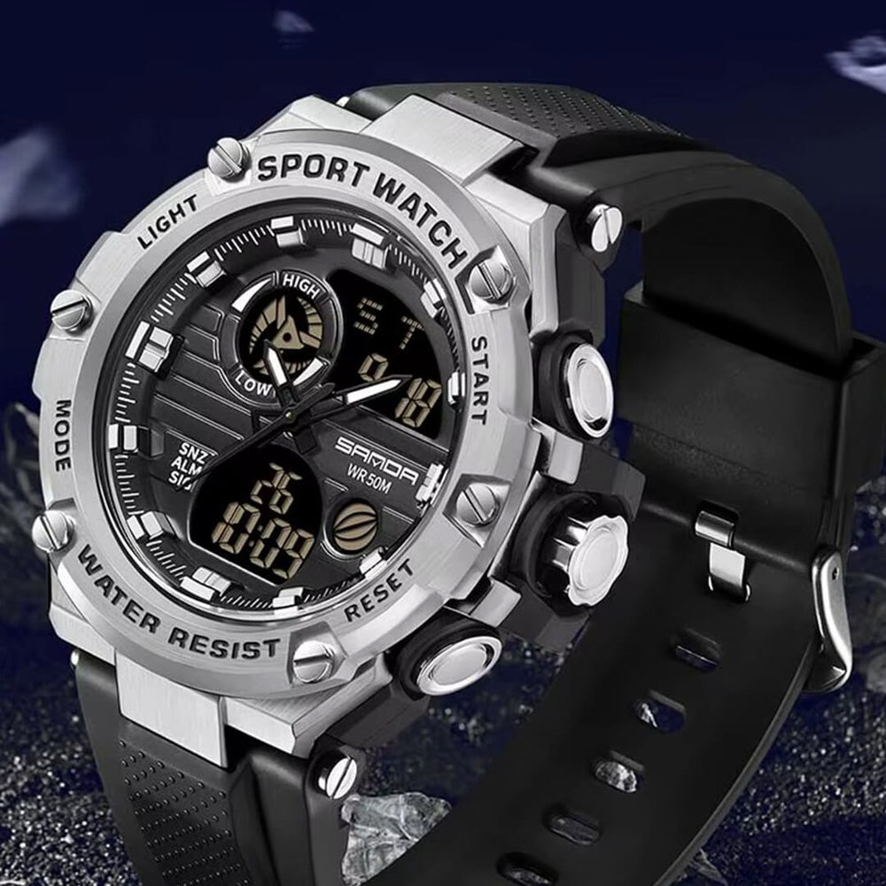 Reloj Sanda SAN-24 Hombre Deportivo Negro