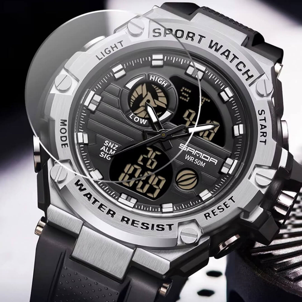 Reloj Sanda SAN-24 Hombre Deportivo Negro