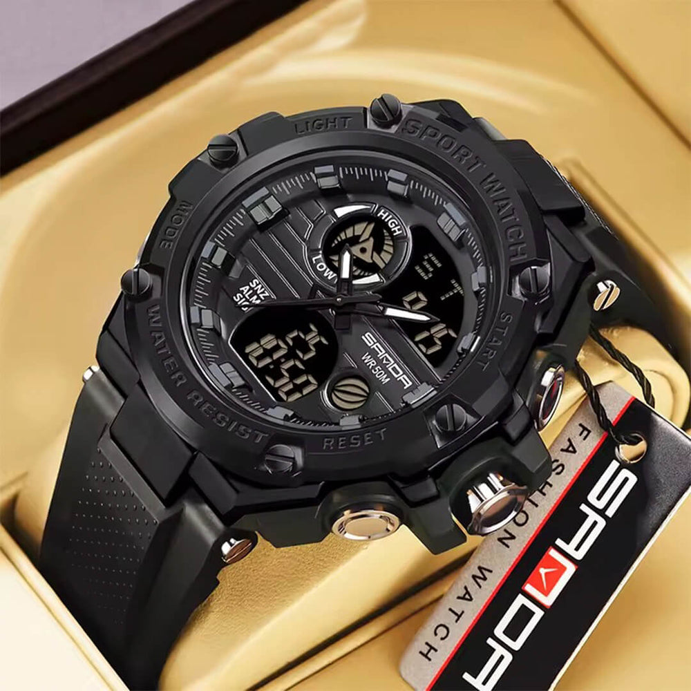 Reloj Sanda SAN-25 Hombre Deportivo Negro