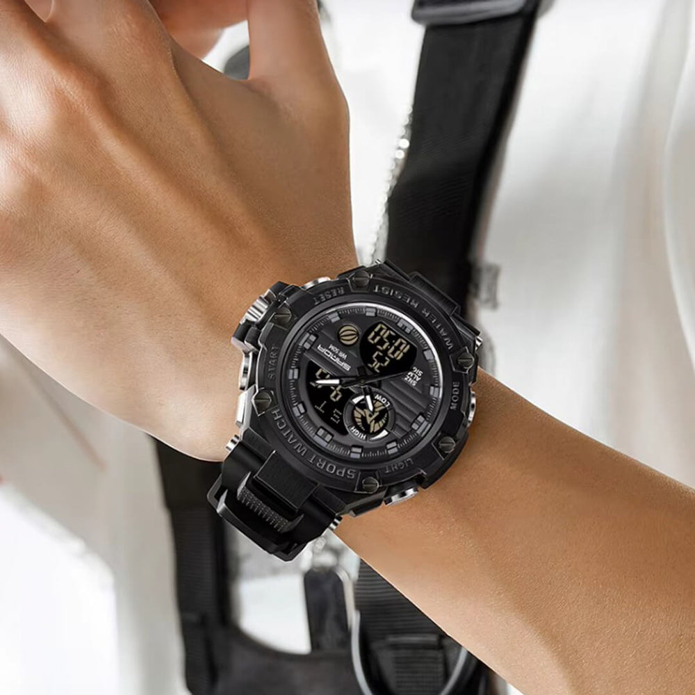 Reloj Sanda SAN-25 Hombre Deportivo Negro