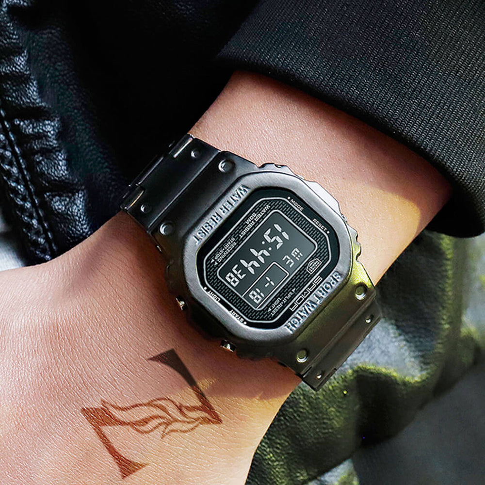 Reloj Sanda SAN-27 Hombre Acero Negro