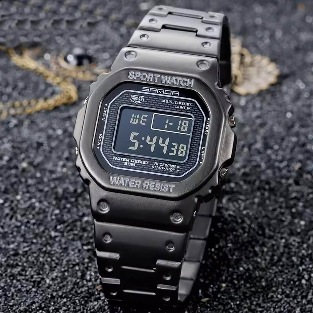 Reloj Sanda SAN-27 Hombre Acero Negro