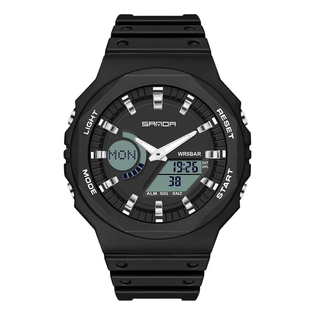 Reloj Sanda Hombre Deportivo Negro | SAN-30