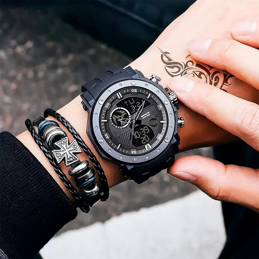 Reloj Sanda SAN-4 Hombre Deportivo Negro