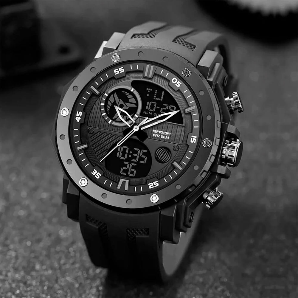 Reloj Sanda SAN-4 Hombre Deportivo Negro