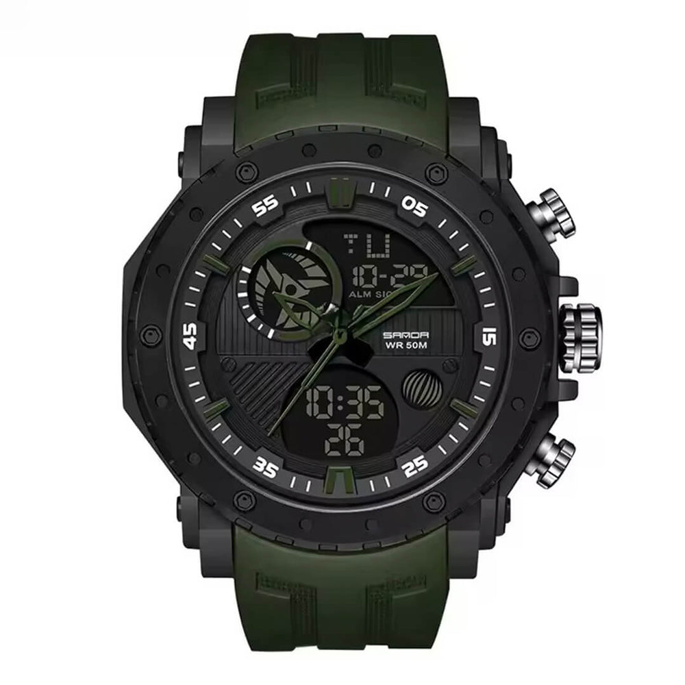 Reloj Sanda SAN-6 Hombre Deportivo Verde