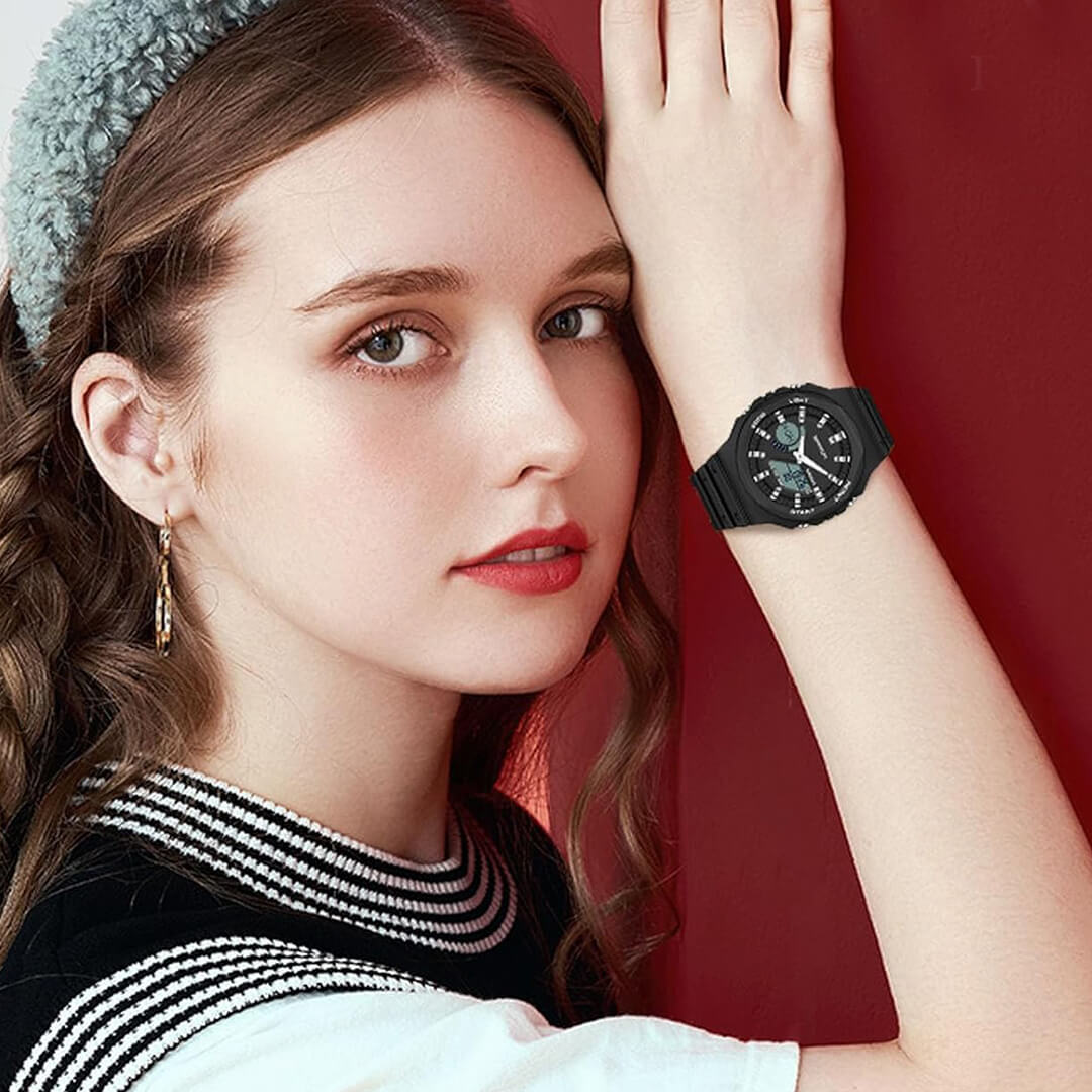 Reloj Sanda Mujer Deportivo Negro | SAN-M-2