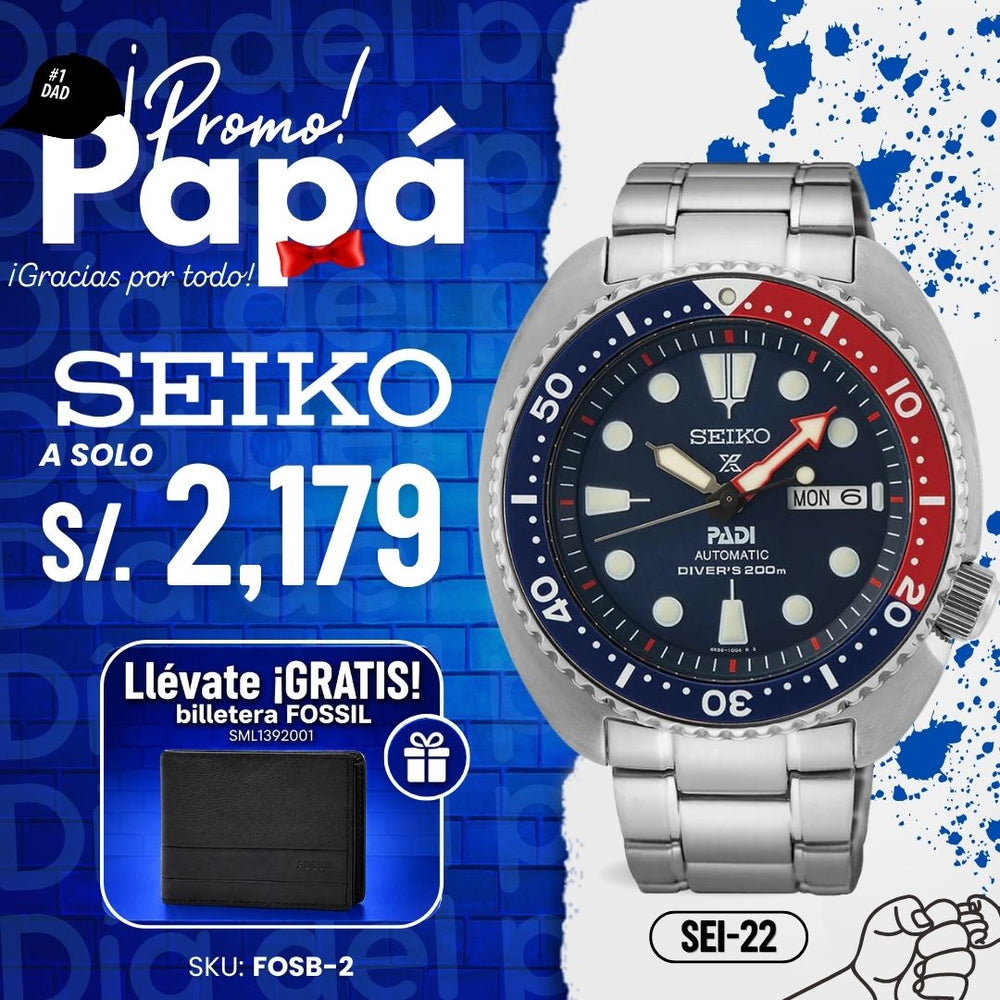 Reloj Seiko Prospex SRPE99 Hombre Automático Pepsi