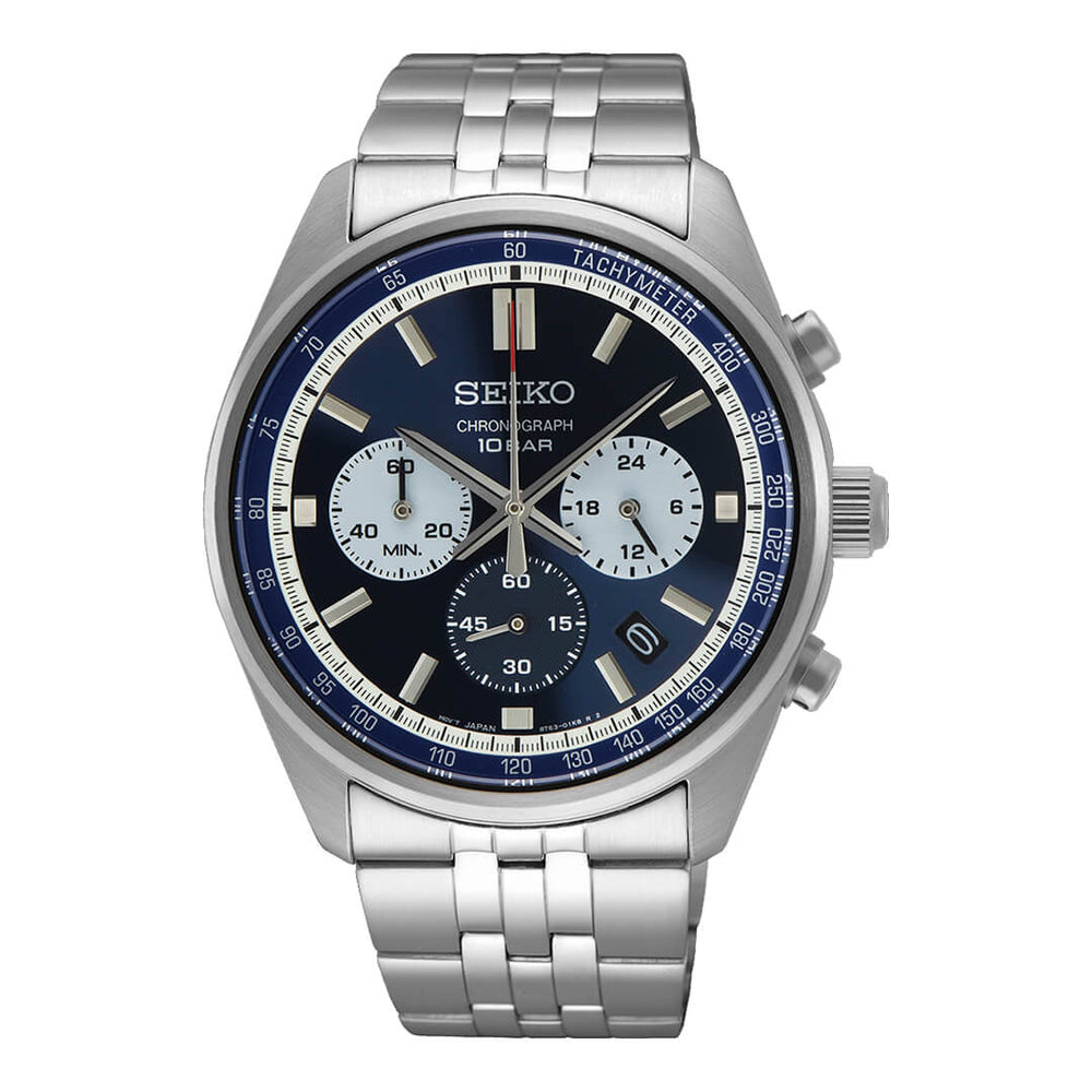 Reloj Seiko Essentials SSB427 Hombre Acero Azul