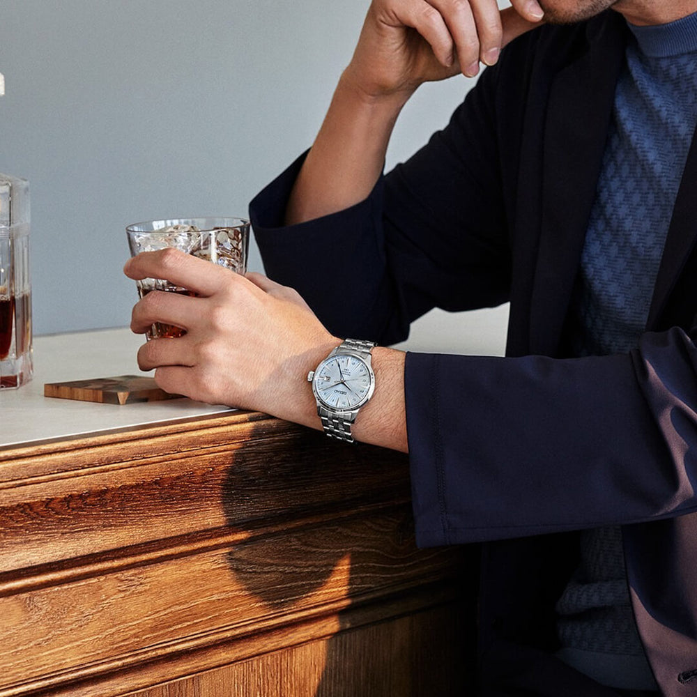 Reloj Seiko Presage SSK037 Hombre Automático Celeste