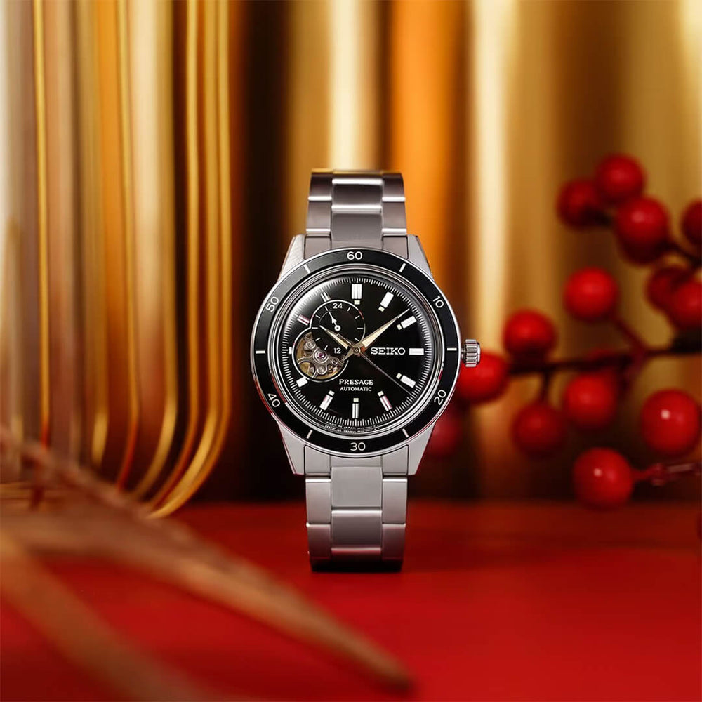 Reloj Seiko Presage SSA425J1 Hombre Automático Plateado