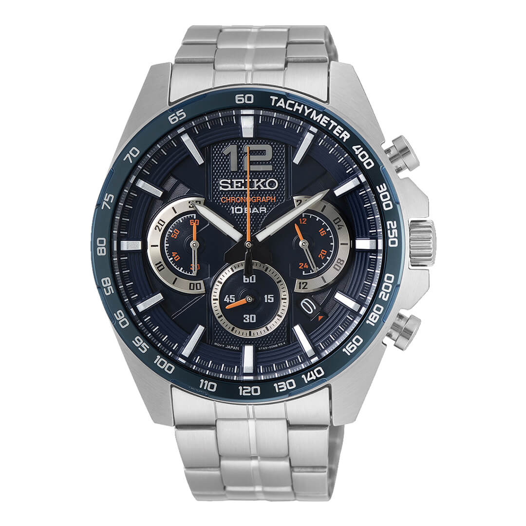 Reloj Seiko Essentials SSB345 Hombre Acero Plateado | SEI-14