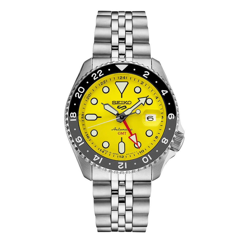 Reloj Seiko 5 Sports SSK017 Hombre Automático Amarillo