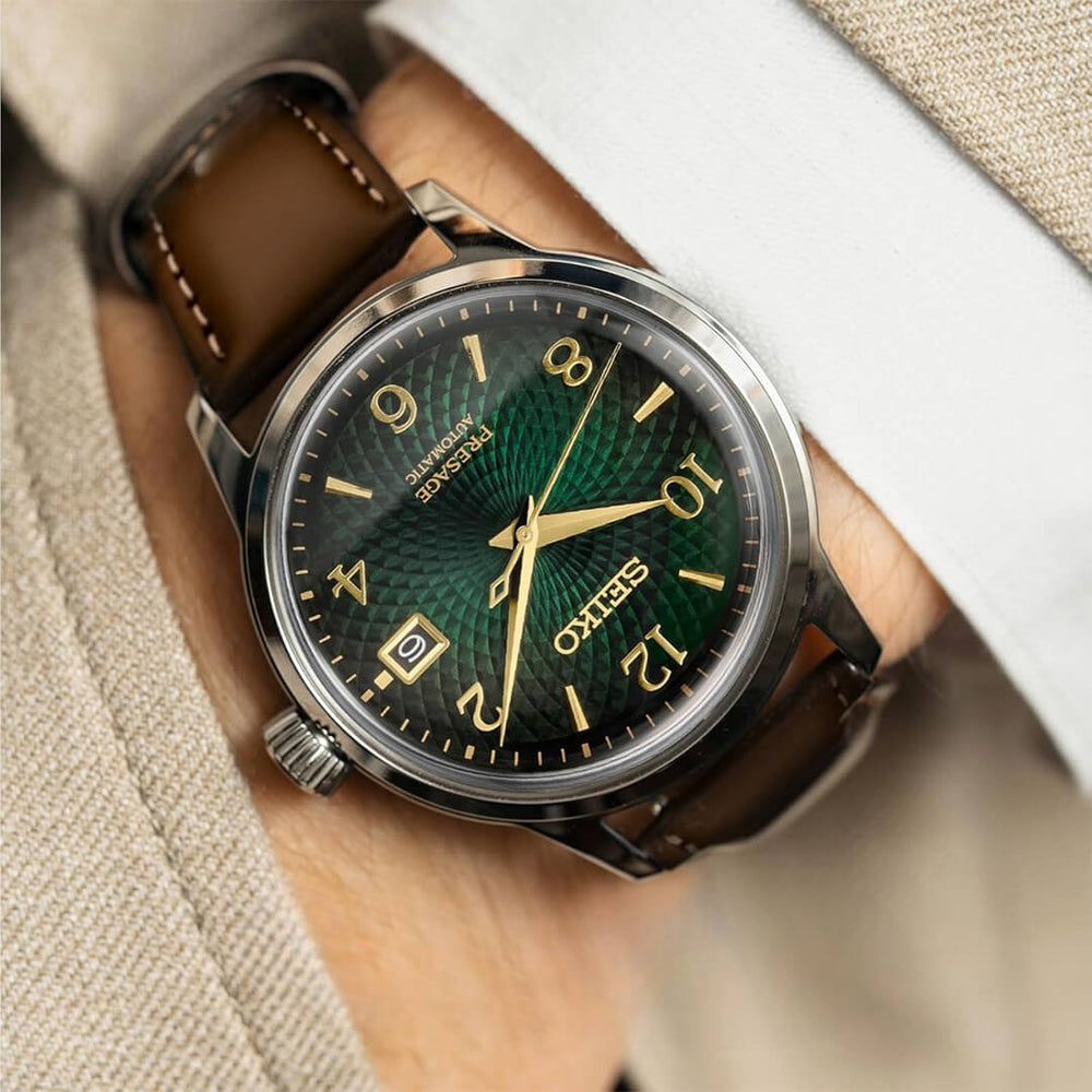 Reloj Seiko Presage SRPE45 Hombre Automático Marrón