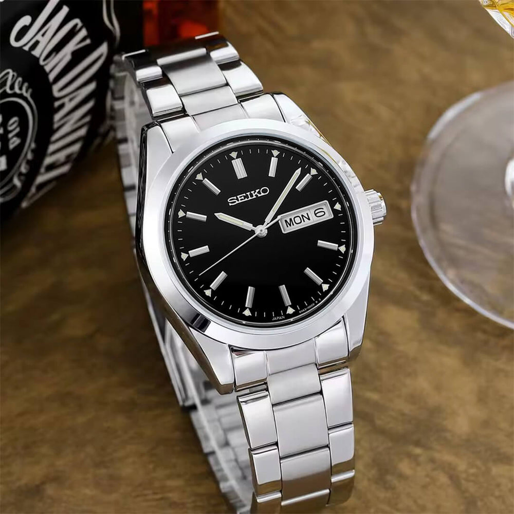 Reloj Seiko Essentials SUR361 Hombre Acero Plateado