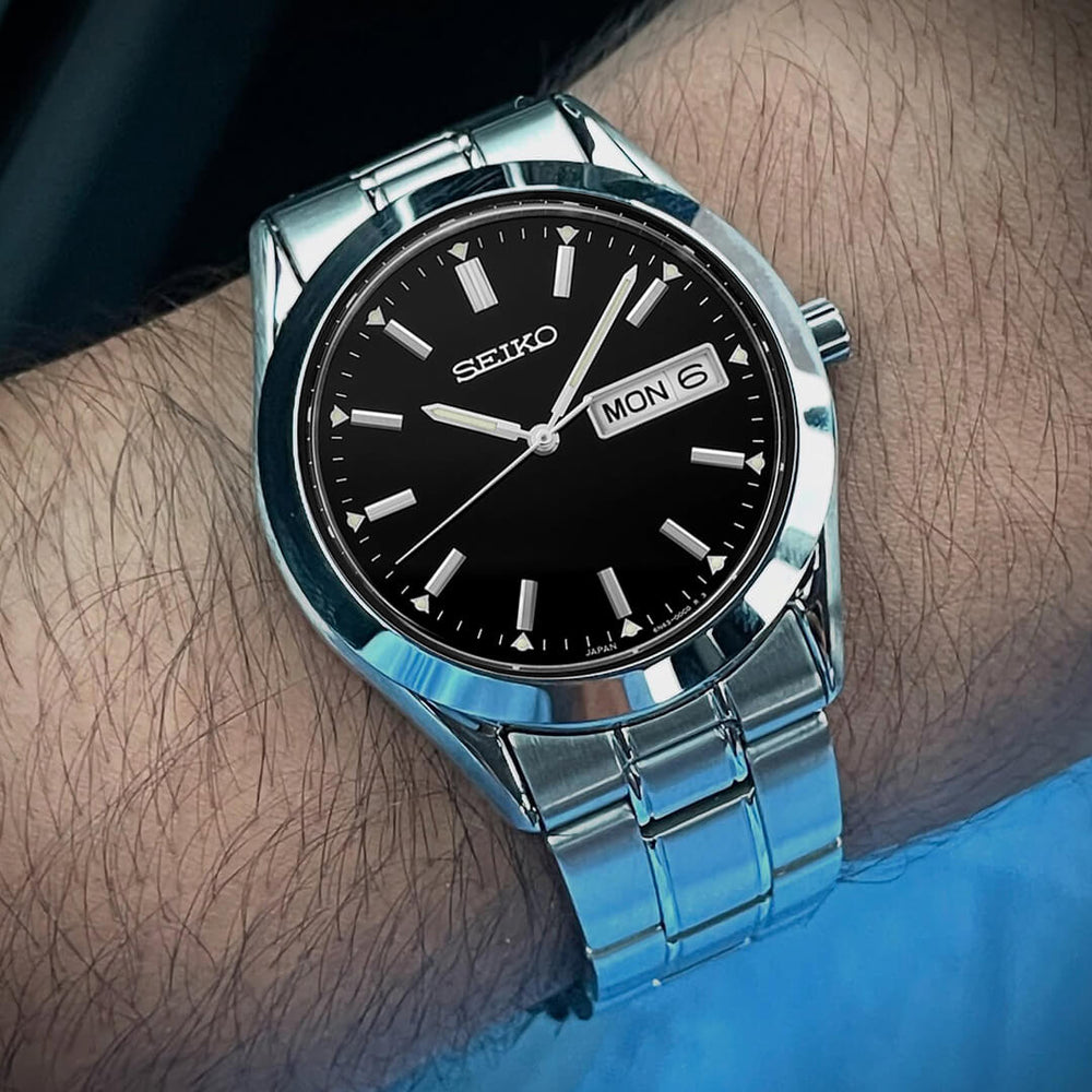 Reloj Seiko Essentials SUR361 Hombre Acero Plateado