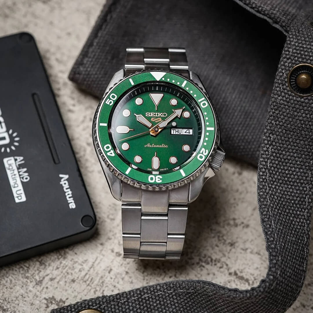 Reloj Seiko 5 Sports SRPD63 Hombre Automático Verde