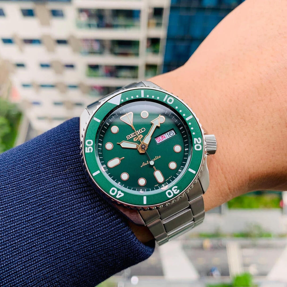 Reloj Seiko 5 Sports SRPD63 Hombre Automático Verde