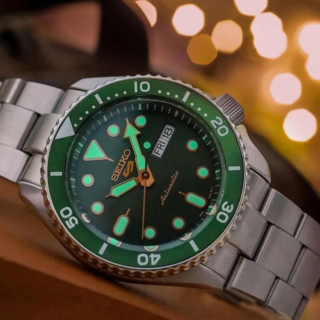 Reloj Seiko 5 Sports SRPD63 Hombre Automático Verde