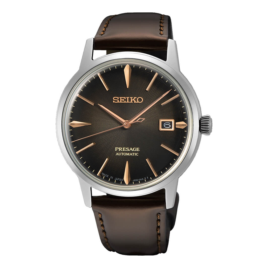 Reloj Seiko Presage SRPJ17 Hombre Automático Marrón