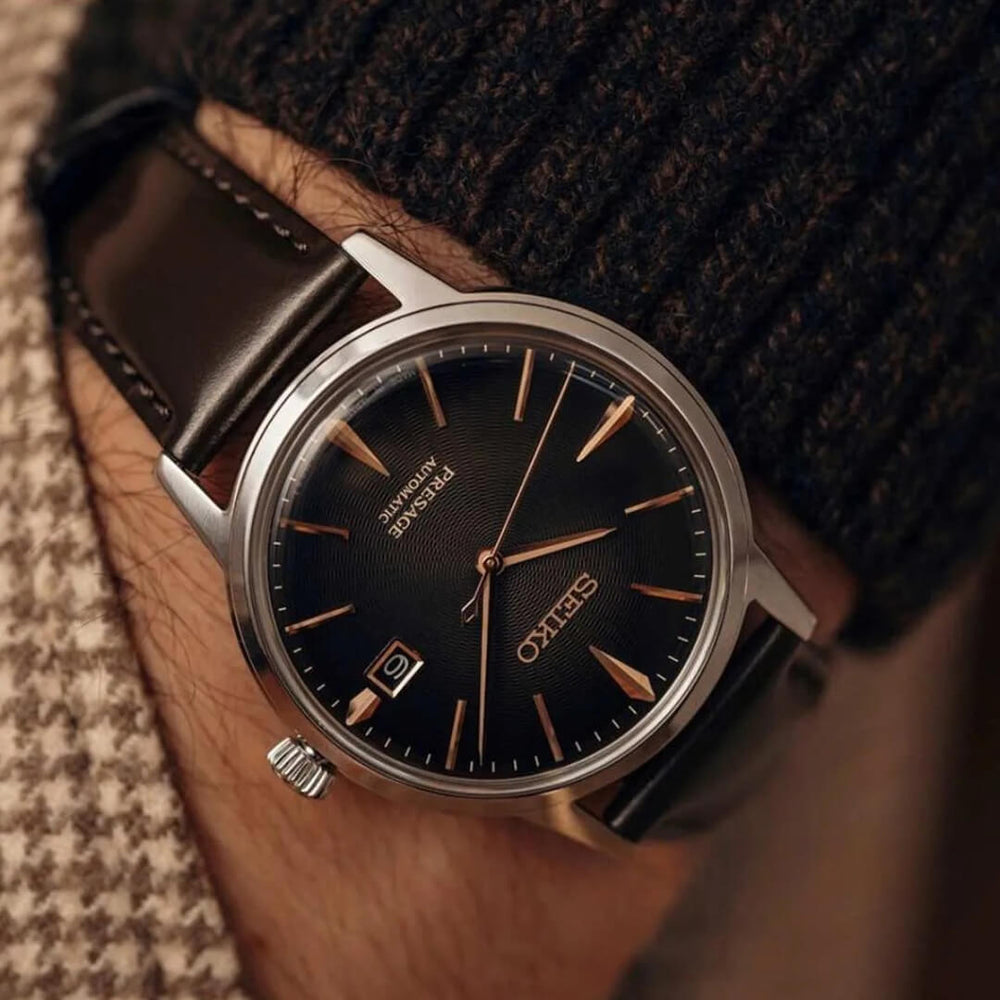 Reloj Seiko Presage SRPJ17 Hombre Automático Marrón