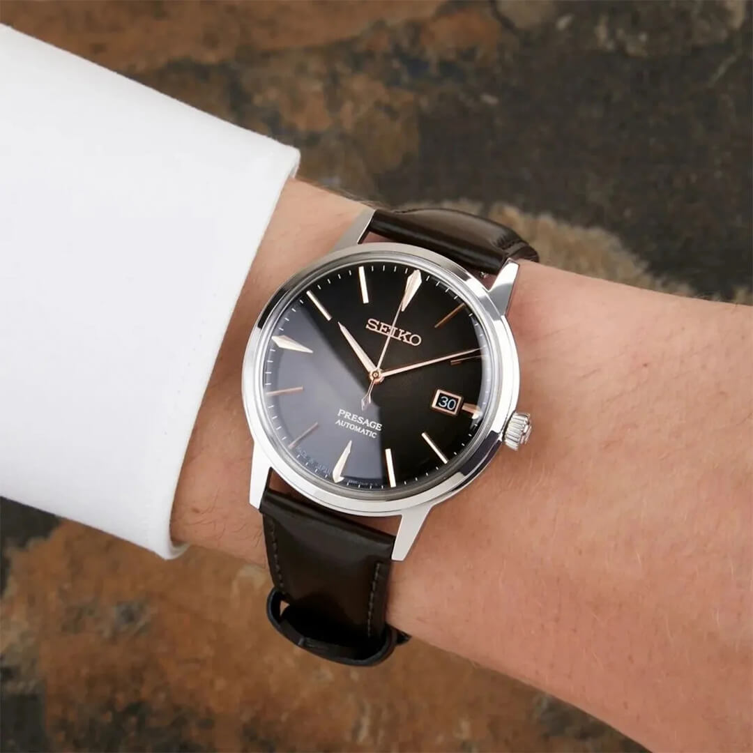 Reloj Seiko Presage SRPJ17 Hombre Automático Marrón