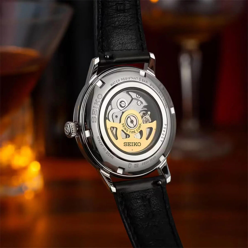 Reloj Seiko Presage SRPJ17 Hombre Automático Marrón