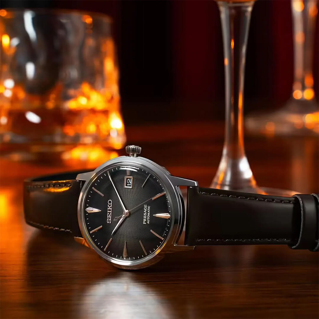Reloj Seiko Presage SRPJ17 Hombre Automático Marrón