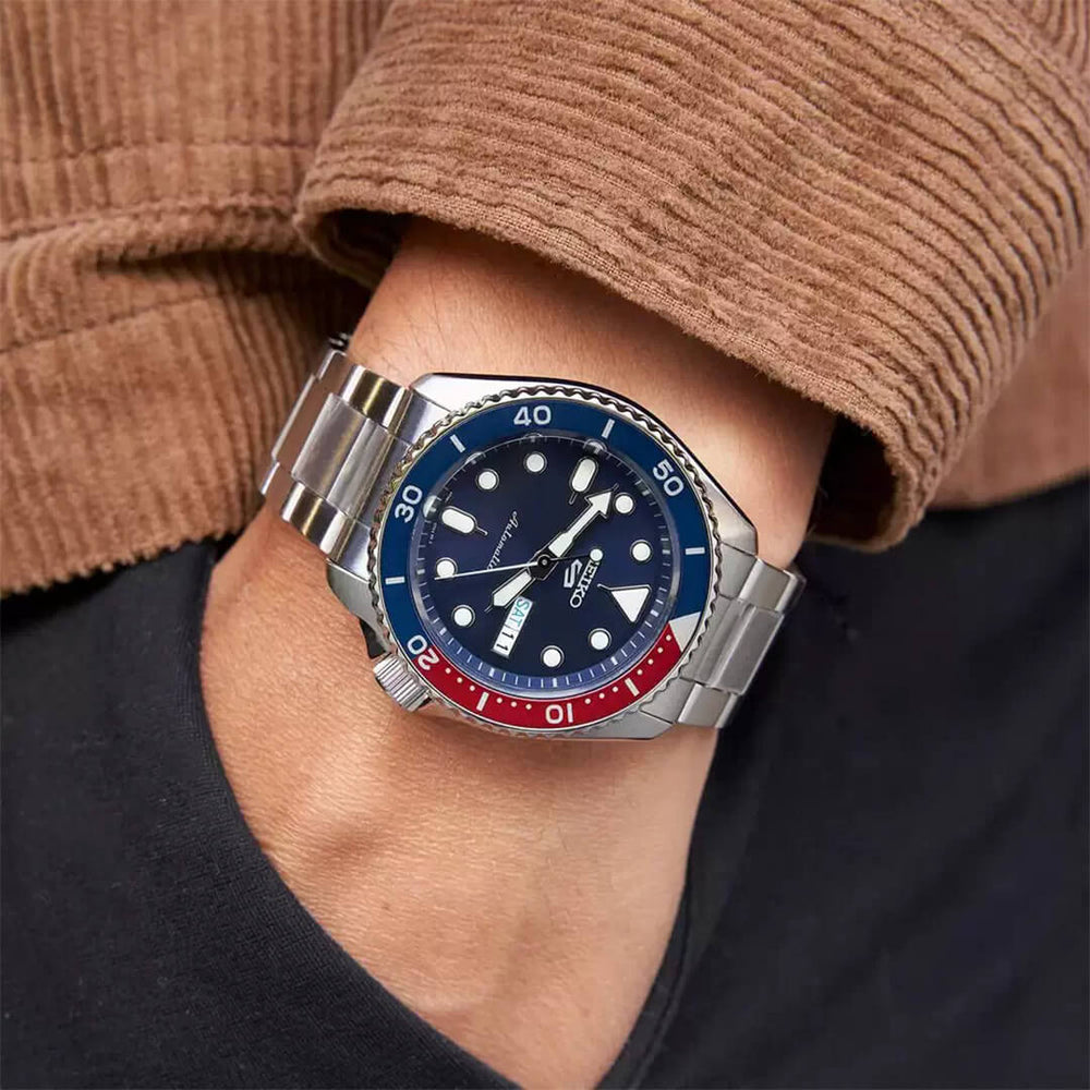 Reloj Seiko 5 Sports SRPD53 Hombre Automático Pepsi