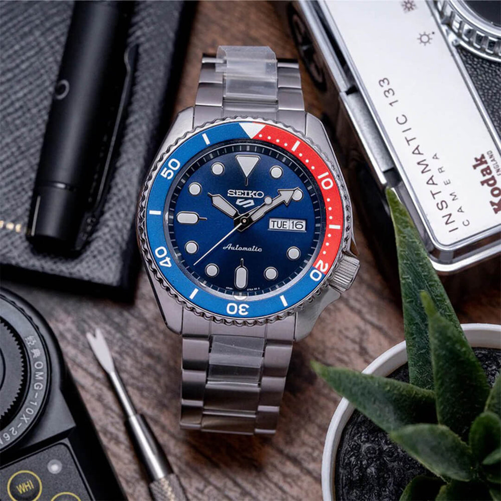 Reloj Seiko 5 Sports SRPD53 Hombre Automático Pepsi