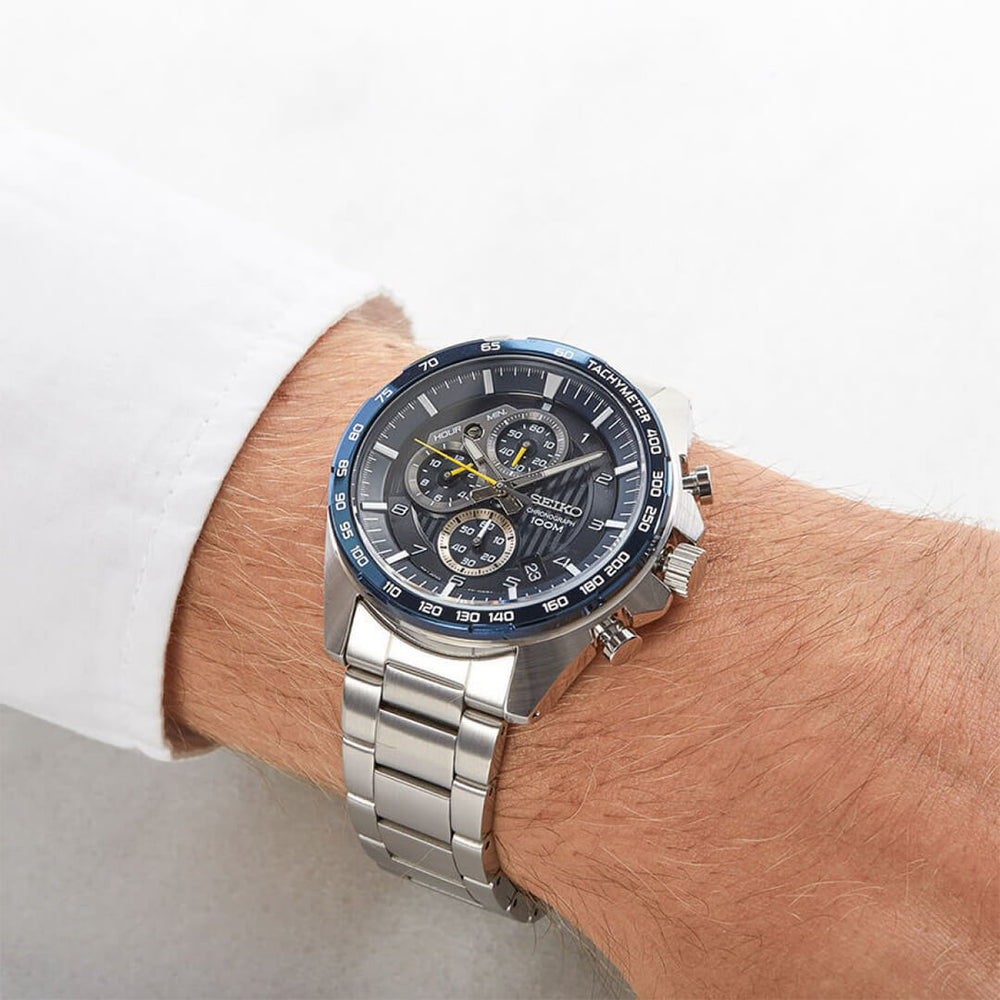 Reloj Seiko Essentials SSB321 Hombre Acero Plateado