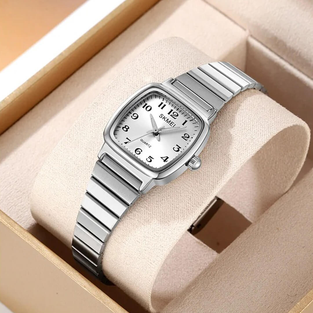 Reloj Skmei SKM-M-1 Mujer Acero Plateado