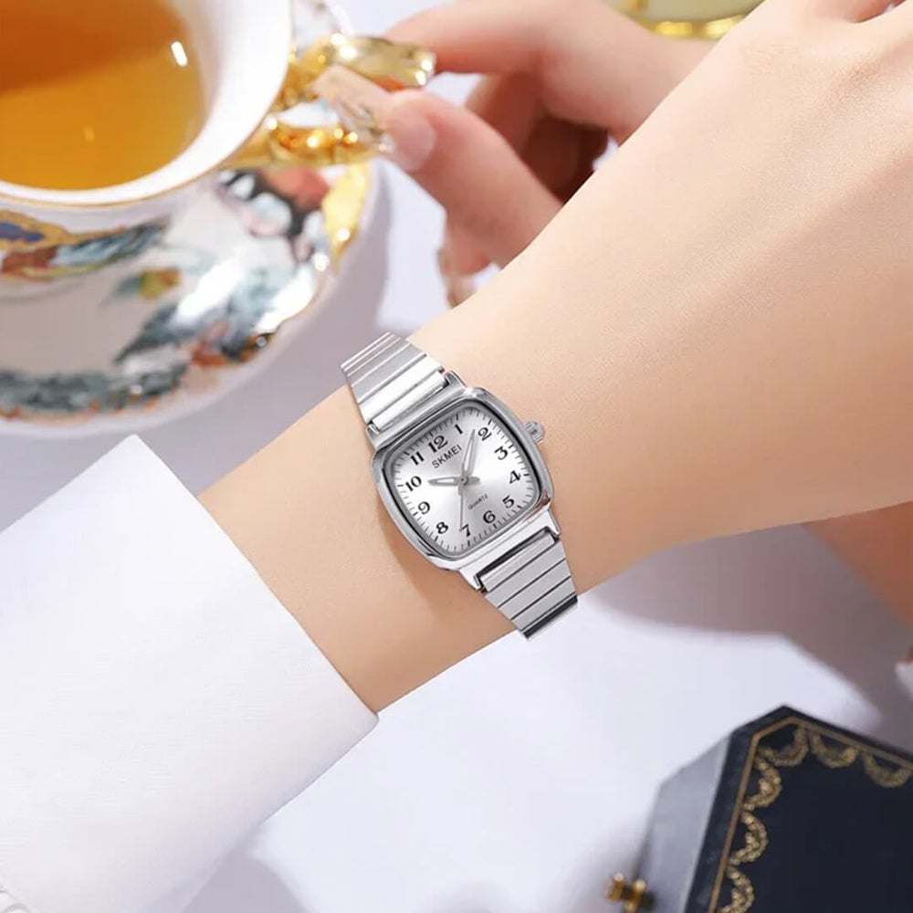 Reloj Skmei SKM-M-1 Mujer Acero Plateado