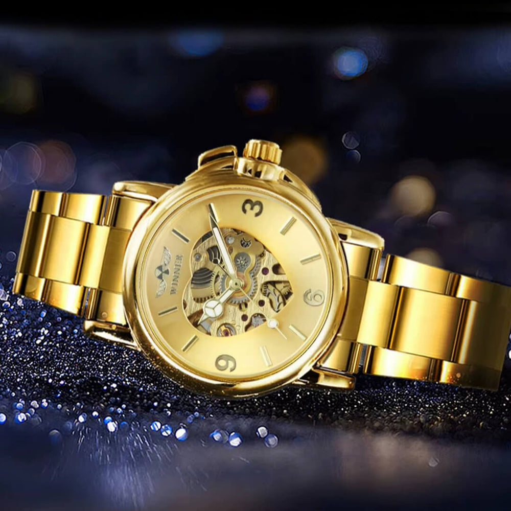 Reloj Winner WIN-M-1 Mujer Automático Dorado